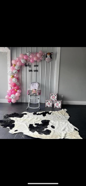 Cow themed birthday at The 1889